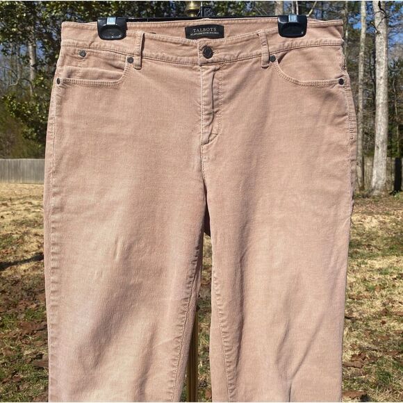 Talbots Flawless Five Pocket Tan Corduroy Pants - Picture 3 of 8